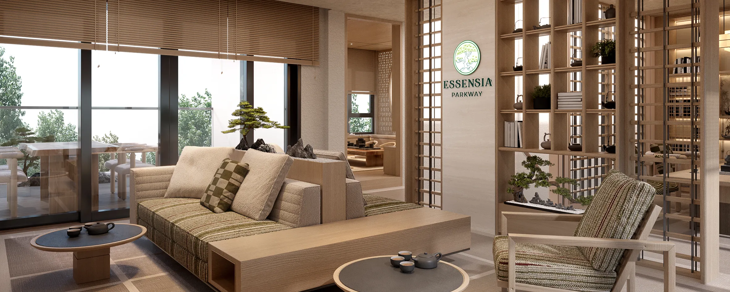 Onsen clubhouse & Yamaki park